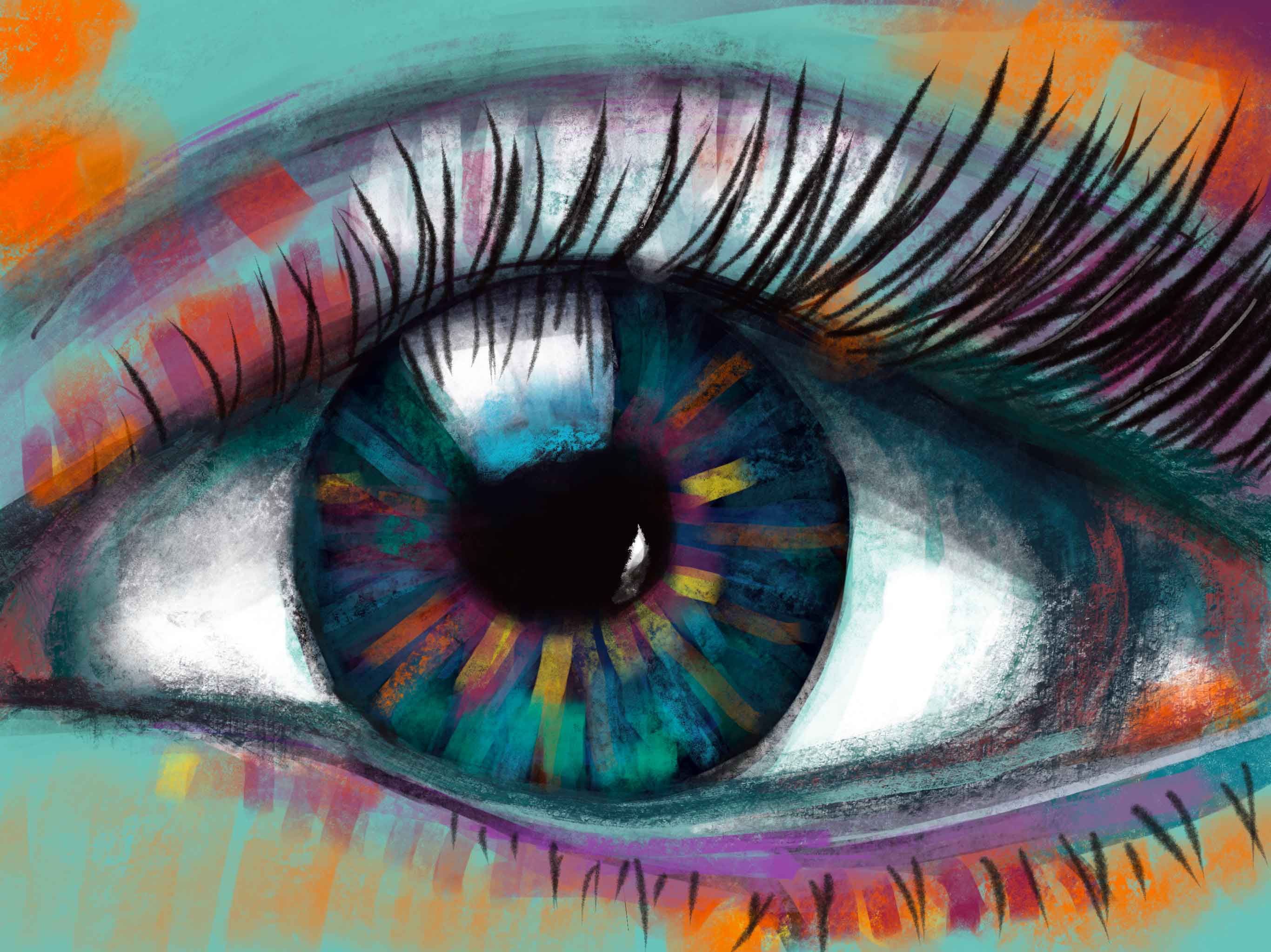 Bright Eye Illustration