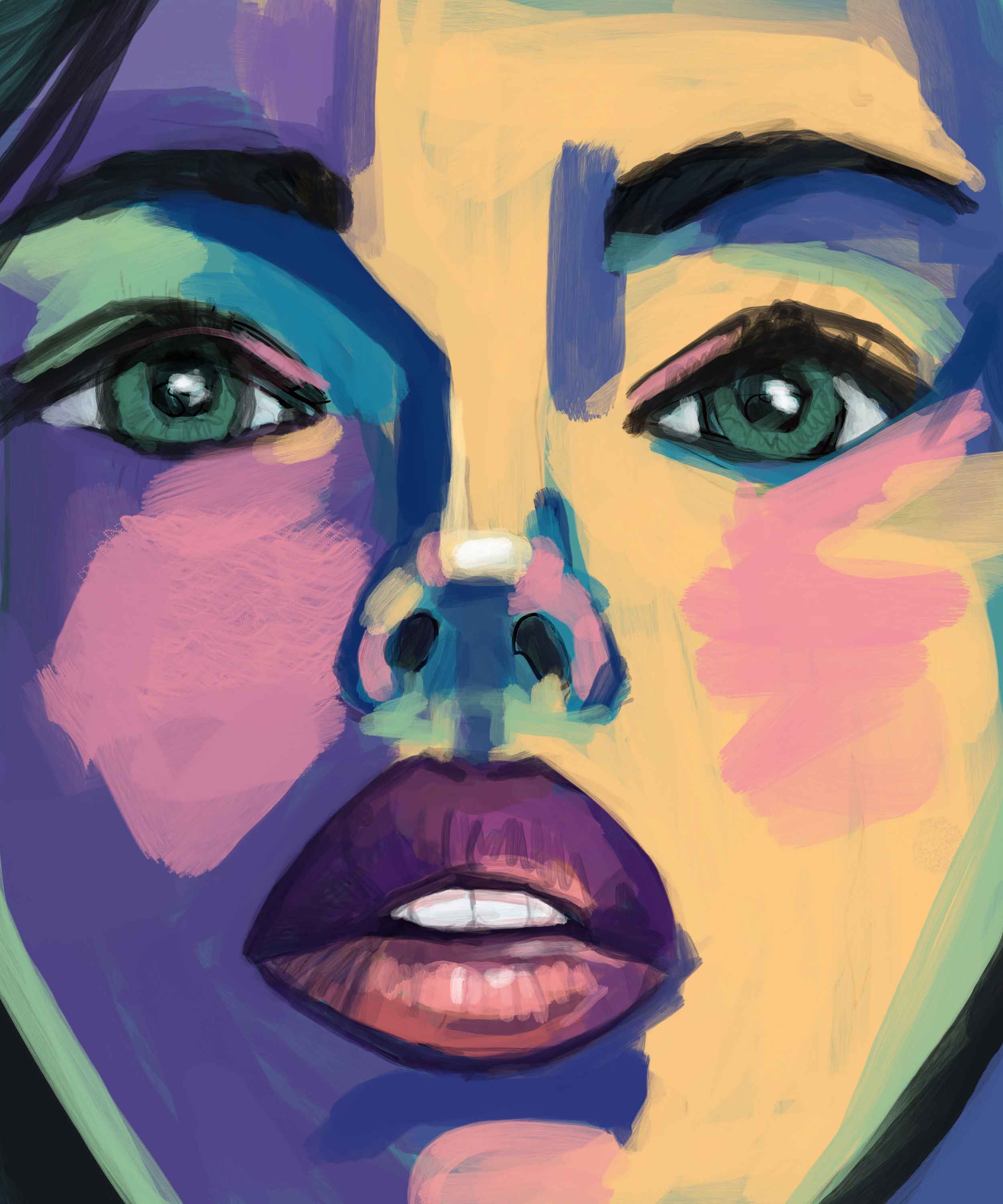 Bright Girl Illustration