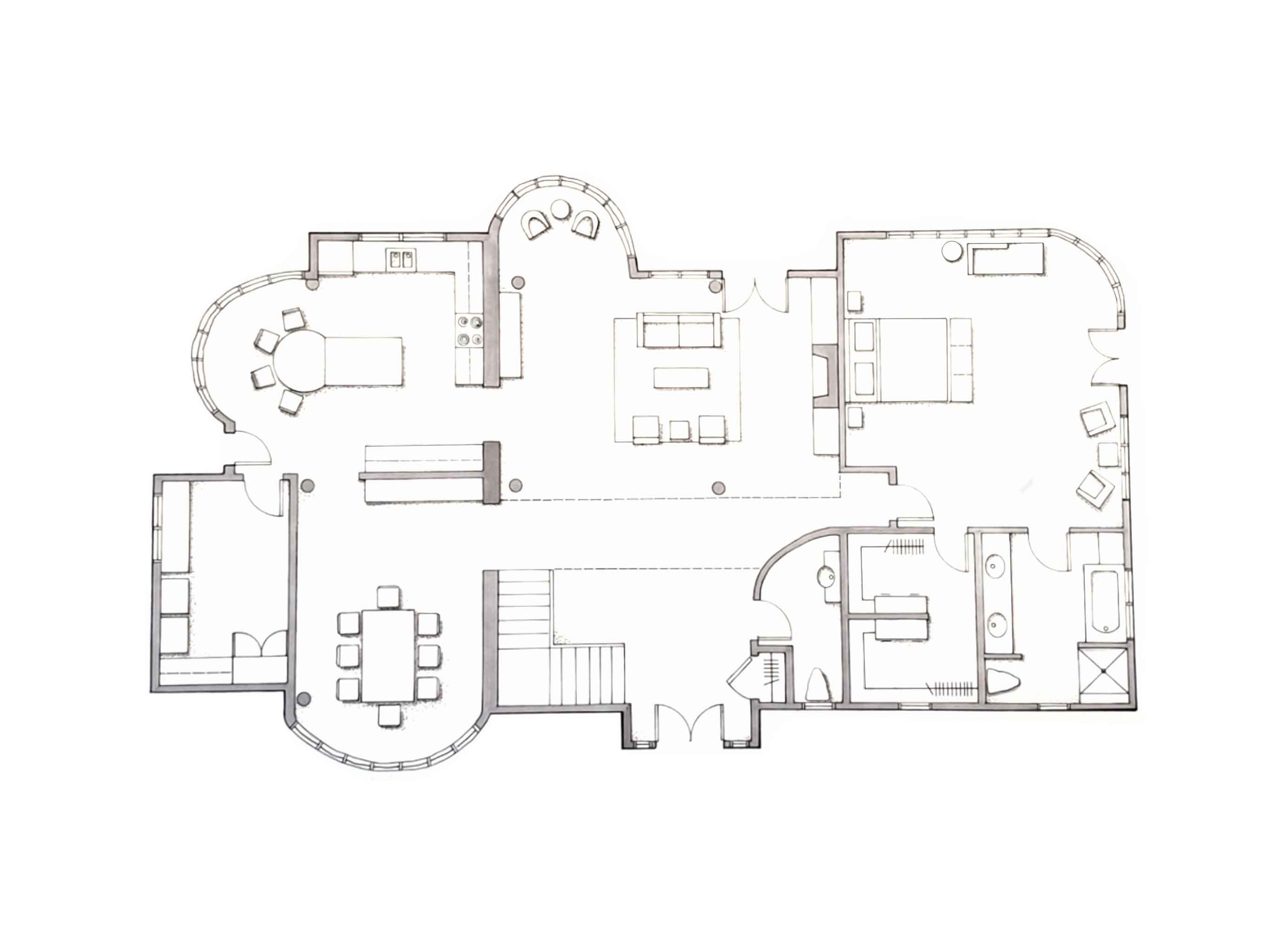 CAD Drawing — Malibu House