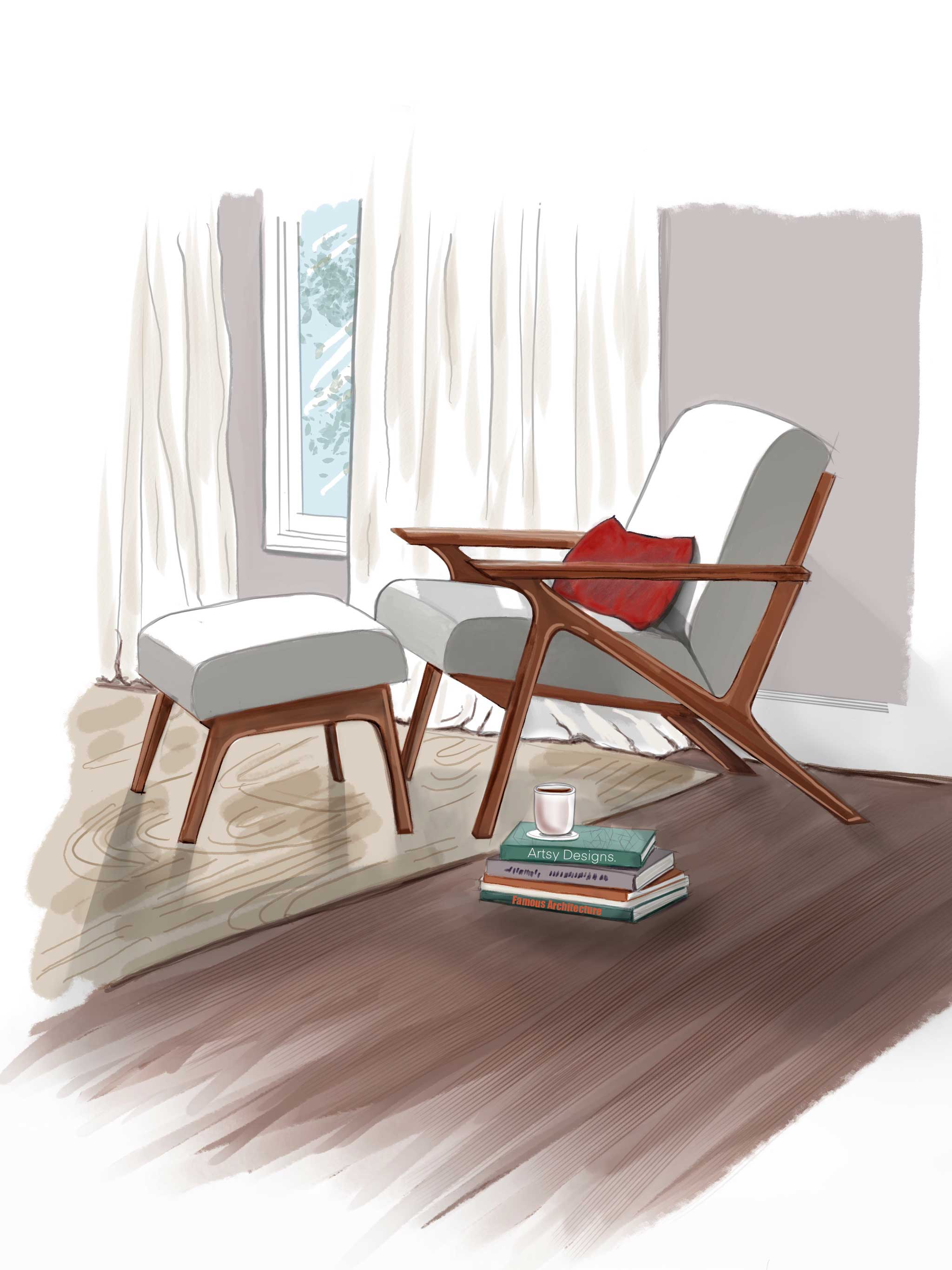 Digital Marker Rendering