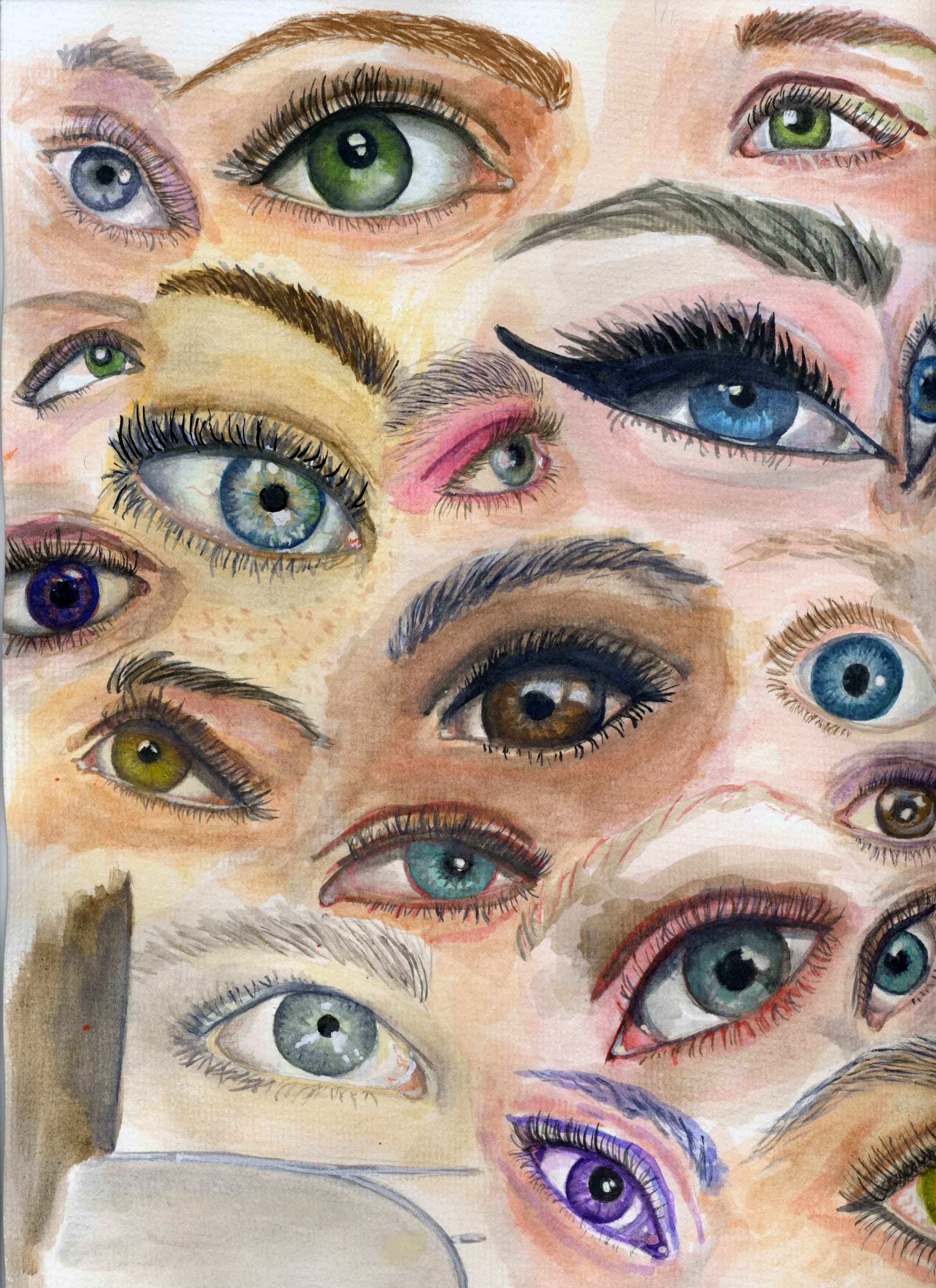 Eye Study Illustration